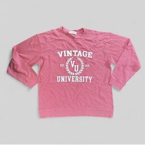 Vintage Havana-Vintage University Crewneck-Large-brand new-red